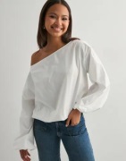 Nelly - Valkoinen - Volume Blouse