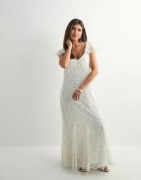 Vero Moda - Kuviollinen - Vmsmilla S/L Ankle Frill Dress Wvn