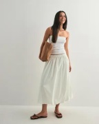 Vero Moda - Valkoinen - Vmfriba Mw 7/8 Balloon Skirt Wvn Ga