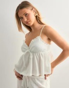 Gina Tricot - Valkoinen - Cute singlet