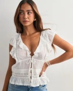 Neo Noir - Valkoinen - Netali S Voile Top