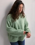 Gina Tricot - Vihreä - Boxy knitted sweater