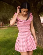 Nelly - Punainen - Smock Dress