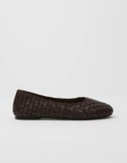 Nelly - Ruskea - Braided Ballerina