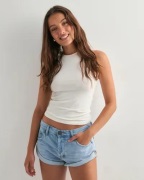 One Teaspoon - Sininen - Bandit Low Waist Denim Short