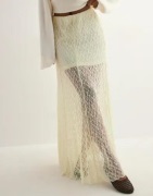 Neo Noir - Valkoinen - Mariya Lace Skirt