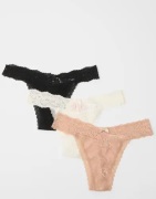 Hunkemöller - Kuviollinen - 3-Pack Madison Ulv String