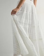 Neo Noir - Valkoinen - Felicia S Voile Skirt