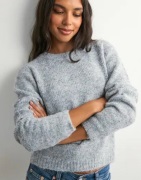 Vero Moda - Harmaa - Vmnovah Ls O-Neck Pullover Ga Noos