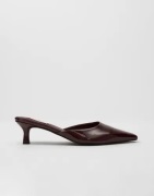 Nelly - Punainen - Pointy Square Mule
