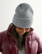Nelly - Harmaa - Fuzzy Beanie