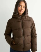 Pieces - Ruskea - Pcbee New Short Puffer Jacket Noos