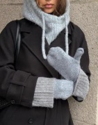 Pieces - Harmaa - Pcmoella Mittens Noos Bc