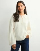 Gina Tricot - Valkoinen - Alpaca blend knitted sweater
