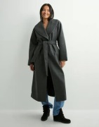 Vero Moda - Harmaa - Vmanne Bergen Xtra Long Coat Ga