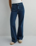 Only - Sininen - Onljuicy Hw Wide Pocket Dnm Jeans C