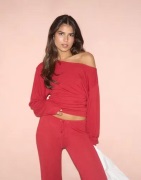 Nelly - Punainen - My Chill Boatneck Sweat