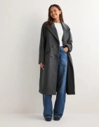 Vero Moda - Harmaa - Vmharper Long Wool Coat Ga Noos