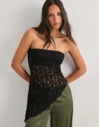 Nelly - Musta - Romantic Lace Tube Top