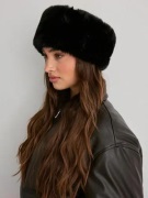 Gina Tricot - Musta - Faux fur headband
