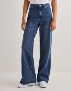 Vero Moda - Sininen - Vmkayla Hr Wide Jeans VI3474