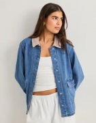 Vero Moda - Sininen - Vmenya Ls Workwear Jacket