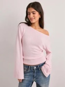 Nelly - Vaaleanpunainen - Gorgeous Wide Sleeve Sweater