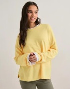 Only - Keltainen - Onlloyal Amalio Life Ls O-Neck Knt