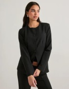 Only - Musta - Onlsoffi Life L/S Fit Blazer Cc Tlr