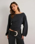 Nelly - Harmaa - Luscious LS Top