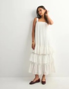 Vero Moda - Valkoinen - Vmpeach Sl 7/8 Dress Wvn