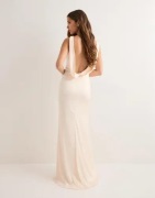 Nelly - Champagne - Stunner Satin Dress