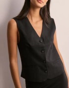 JJXX - Musta - Jxmary Linen Waistcoat Tlr