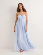 Nelly - Sininen - Ruched Detail Dress