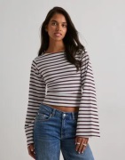 Nelly - Ruutu/Raita - Stripe Wide Sleeve Top