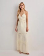 Nelly - Keltainen - Maxi Lace Insert Dress