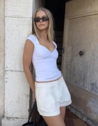 Nelly - Valkoinen - Sweetheart Cap Sleeve Top