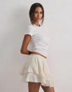 Gina Tricot - Valkoinen - Frill Skirt
