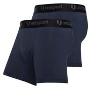 Unisport Bokserit 2-Pack - Navy Lapset