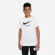 Nike T-paita NSW Swoosh - Valkoinen/Musta Lapset