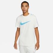 Nike T-paita NSW Repeat Sportswear - Valkoinen/Sininen