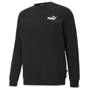 PUMA Collegepaita Essentials Small Logo Crew Fleece - Musta