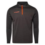 Hummel Harjoituspaita Authentic 1/2 Zip - Asphalt/Punainen