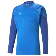 PUMA Harjoituspaita teamCUP 1/4 vetoketju - Sininen