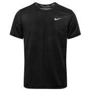 Nike Juoksu-t-paita Dri-FIT Miler - Musta/Hopea