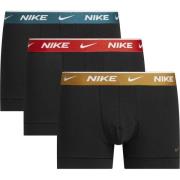 Nike Bokserit 3-pack - Musta/Punainen/Kulta/Turkoosi