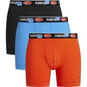 Nike Bokserit 3-pack - Musta/Oranssi/Sininen