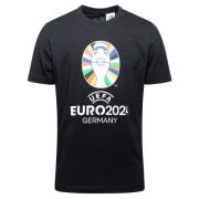 adidas T-paita EURO 2024 Emblem - Musta