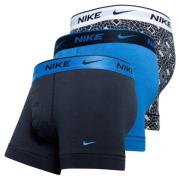 Nike Bokserit Everyday Cotton Stretch 3-pack - Sininen/Musta/Valkoinen