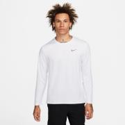 Nike Juoksupaita Dri-FIT UV Miler L/S - Valkoinen/Hopea